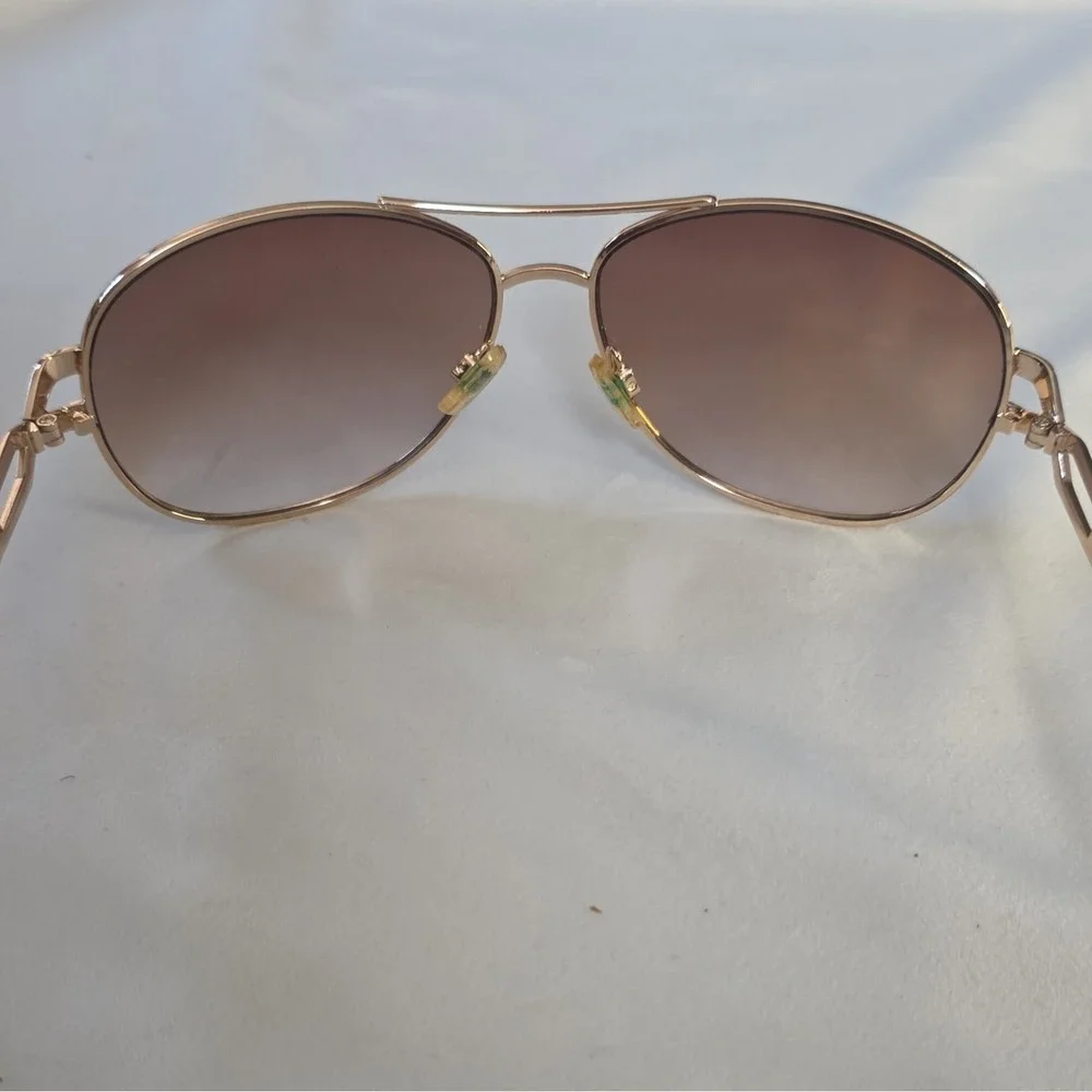 Rocawear Aviator Gold Frame Brown Gradient Lens Sunglasses 820-R R506 GLD